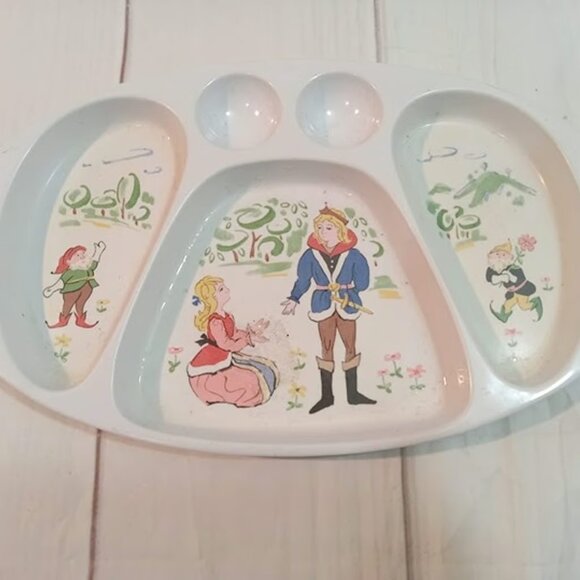 VTG 1950’/60’s Noritake Melamine “Snow White” Divided Dish-VGC - Picture 6 of 7